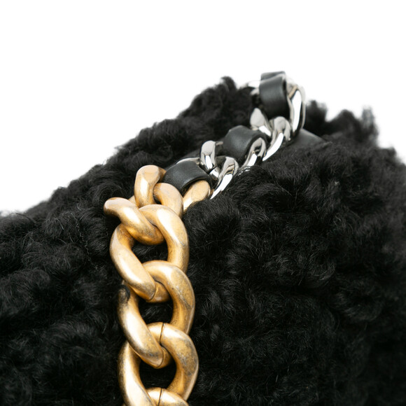 Auth Chanel Medium Shearling 19 Flap #158206C40B - Picture 7 of 9